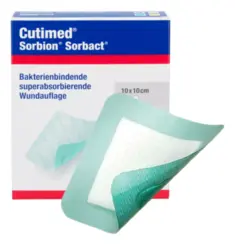 Curativo de Espuma Cutimed Sorbion Sorbact 10x10 - BSN