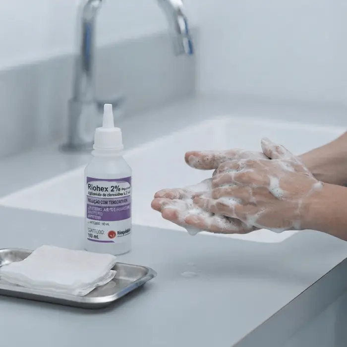 Clorexidina Degermante Riohex 2% 100ml Rioquímica