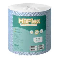 Pano Multiúso Antibacteriano Rolo 240 Metro Azul Mbflex 28cmx40m 600un - MB Life
