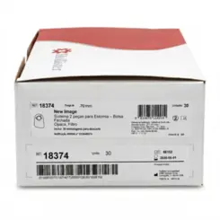 Bolsa De Colostomia Opaca New Image 18374 70mm Hollister - Sistema 2 Peças