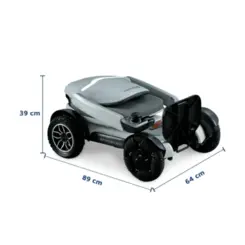 Cadeira de Rodas Dobrável Motorizada Spacemed Até 120kg Dellamed