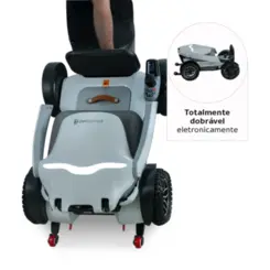 Cadeira de Rodas Dobrável Motorizada Spacemed Até 120kg Dellamed