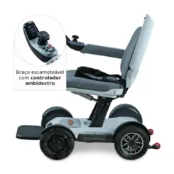 Cadeira de Rodas Dobrável Motorizada Spacemed Até 120kg Dellamed