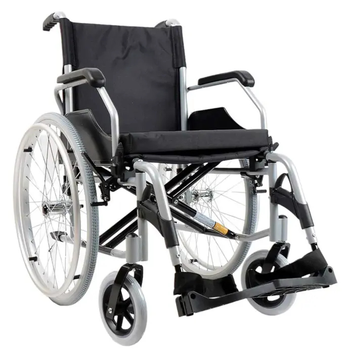 Cadeira de Rodas Dobrável - Dellamed D600 - Até 120kg - Largura 40 cm