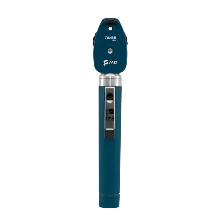 Oftalmoscópio MD Led Omni Blueberry Com Estojo Macio