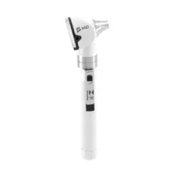 Otoscópio MD Led Omni Branco Com Estojo Macio