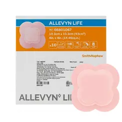 Curativo Allevyn Life 10,3x10,3cm Smith Unidade