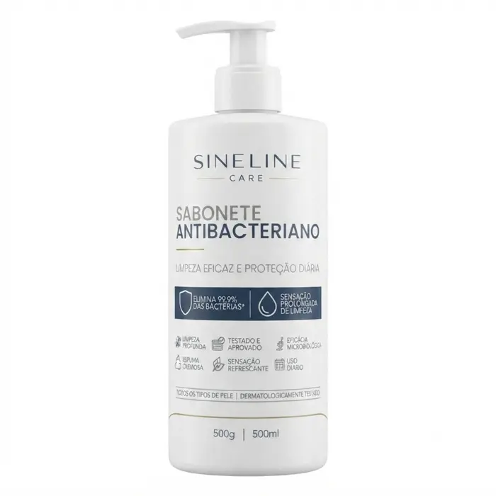 Sabonete Líquido Antisséptico 500ml Sineline