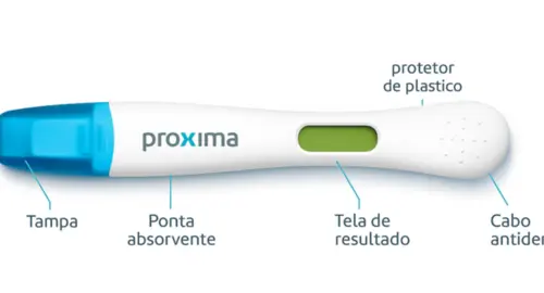 Teste de Gravidez Digital com Indicador de Dias - Proxima Alive