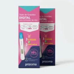 Teste de Gravidez Digital com Indicador de Dias - Proxima Alive