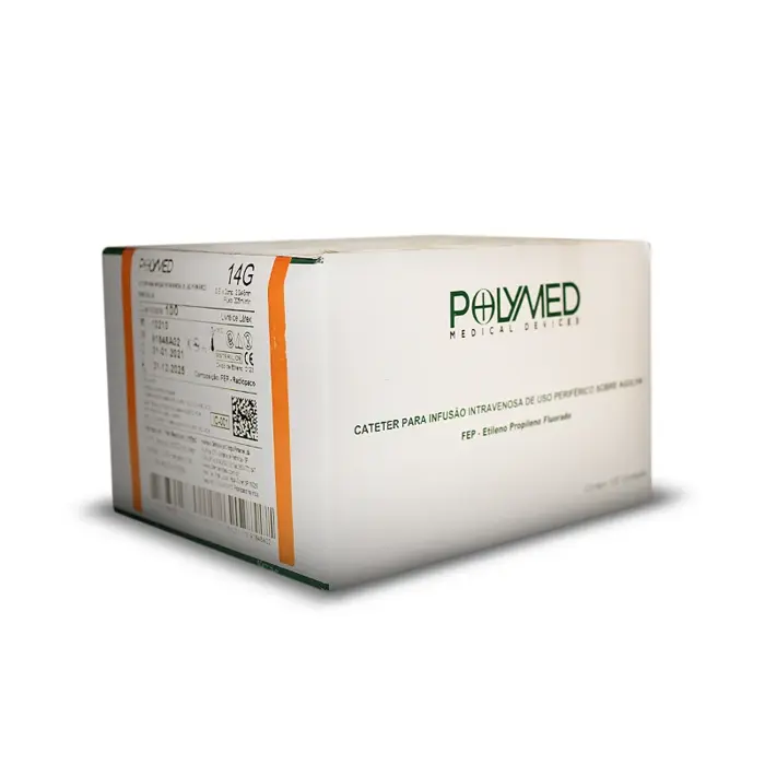 Cateter Intravenoso Periférico 14G Polymed