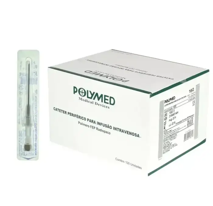 Cateter Intravenoso Periférico 16G Polymed