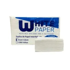 Papel Toalha Interfolha Premium 20x21 1000 Folhas - White Paper