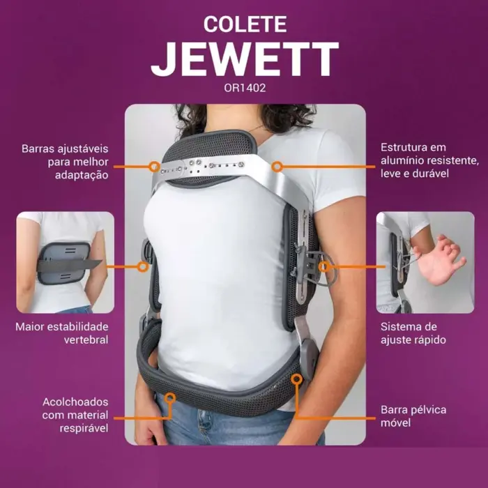 Colete Jewet Hidrolight OR1402 - Tamanho G