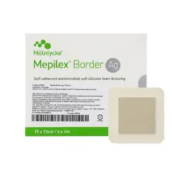 Curativo Mepilex Border AG 10x10cm Mölnlycke Unidade