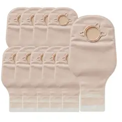 KIT Bolsa Colostomia Drenável Opaca New Image 18182 44mm Hollister 10 Unidades
