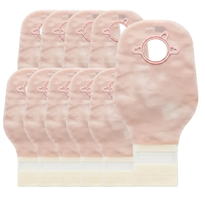 KIT Bolsa Colostomia Transp. Drenável New Image 18192 44mm Hollister 10 unidades
