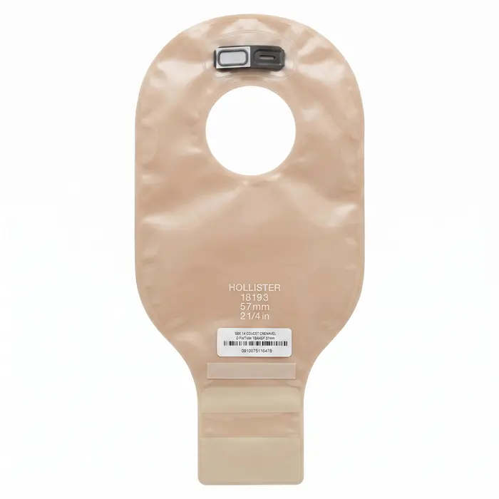 KIT Bolsa De Colostomia Transp. Drenável New Image 18193 57mm Hollister 10 Unidades