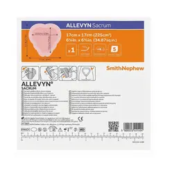 Curativo Allevyn Adhesive Sacrum 17x17cm Smith Unidade