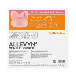 Curativo Allevyn Gentle Border Heel 23x23,2cm Smith Unidade