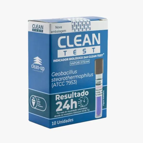 Indicador Biológico Clean-Test 24h Clean Up - 10 Unidades
