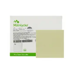 Curativo De Prata AG+ Carvão Ativado Exufiber 10x12cm Mölnlycke Unidade