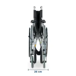 Cadeira de Rodas Dobrável Dellamed D100 Até 120 Kg