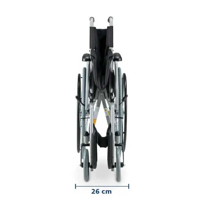 Cadeira de Rodas Dobrável Dellamed D100 Até 120 Kg