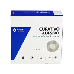 Curativo Pós Coleta Redondo Branco CIEX Caixa Com 500un