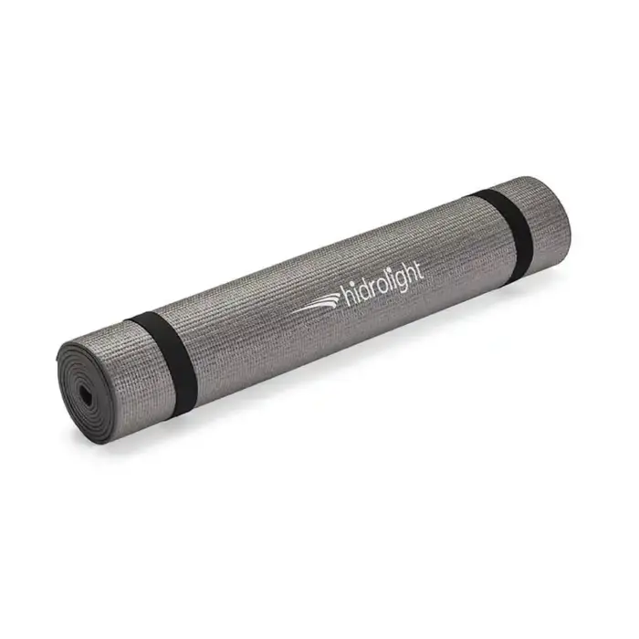 Tapete de Exercícios Anti-Impacto FL29 Cinza Hidrolight – Yoga, Pilates, Alongamento