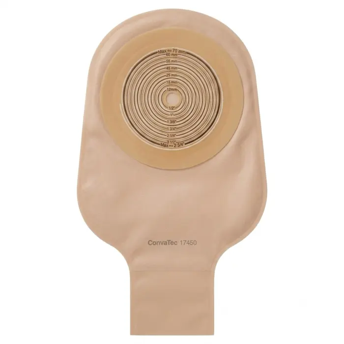 Bolsa Colostomia Drenável Recortável Opaca Alterna Perfil 17450 10/70mm Coloplast