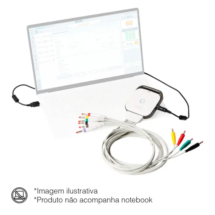 Eletrocardiógrafo Digital 12 Canais Bionet para PC com Software CardioCare P1