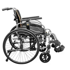 Cadeira de Rodas Dobrável - Premium Max Hidrolight AL1246 - Até 150kg - Largura 46cm