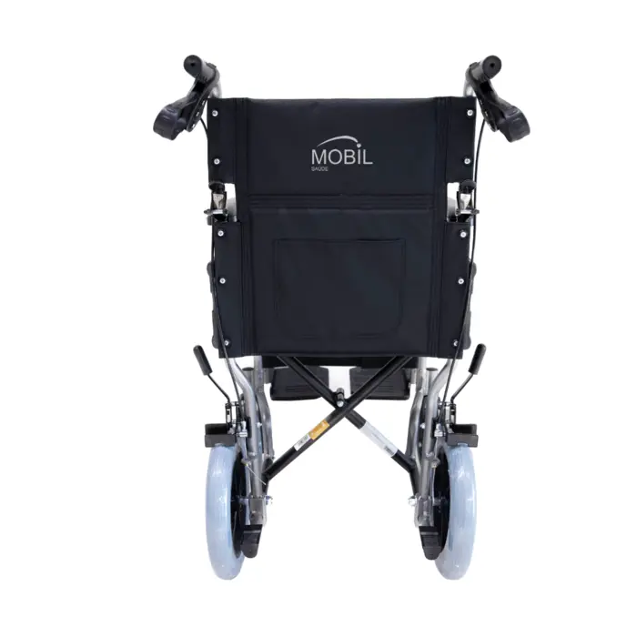 Cadeira de Rodas Dobrável - Vibe Mobil - Semi Obeso - Até 100kg - Largura 46 cm