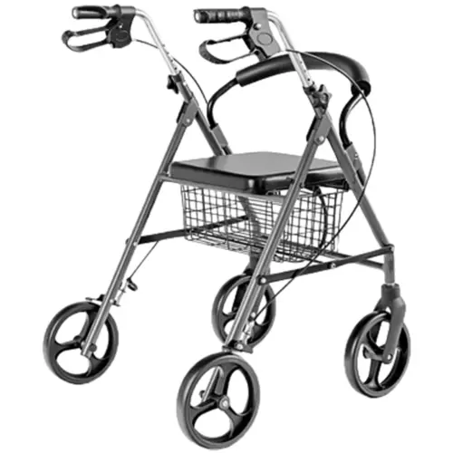 Andador Idoso 4 Rodas Hidrolight com Assento e Cesto SC302