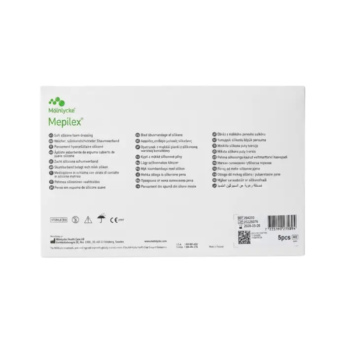 Curativo Mepilex Espuma De Silicone 10x20cm Mölnlycke Unidade