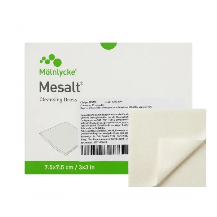 Curativo Mesalt Cloreto De Sódio 7,5x7,5cm Mölnlycke Unidade