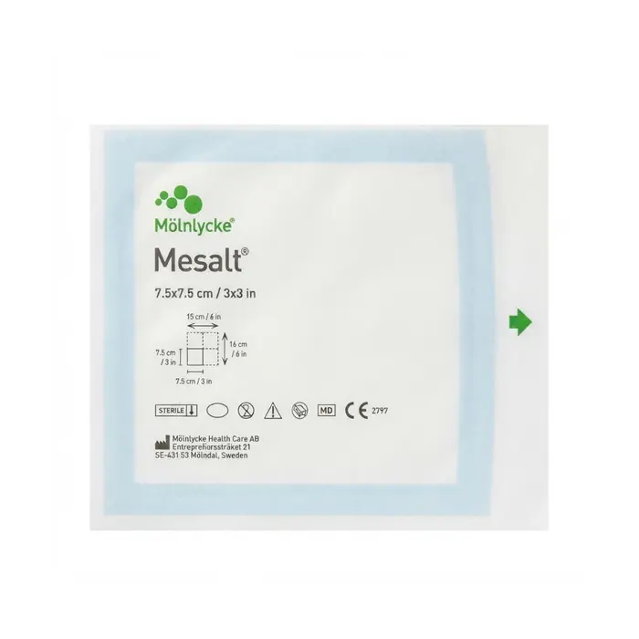 Curativo Mesalt Cloreto De Sódio 7,5x7,5cm Mölnlycke Unidade