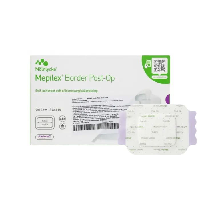 Curativo Mepilex Border Post-Op 9x10cm Mölnlycke Unidade
