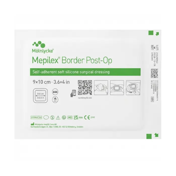 Curativo Mepilex Border Post-Op 9x10cm Mölnlycke Unidade
