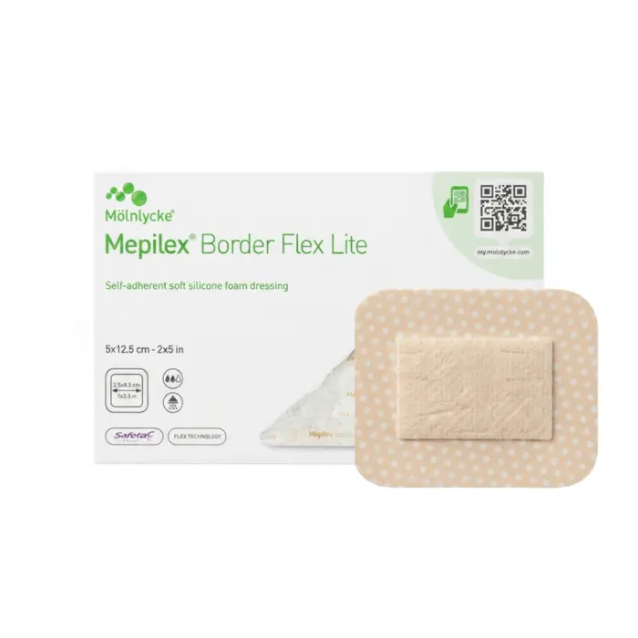 Curativo Mepilex Border Flex Lite 5x12,5cm Mölnlycke Unidade