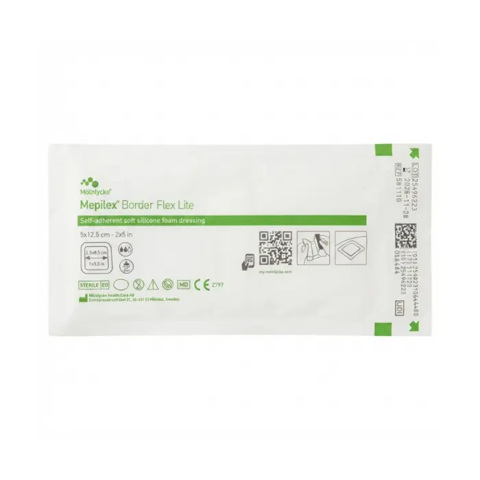 Curativo Mepilex Border Flex Lite 5x12,5cm Mölnlycke Unidade