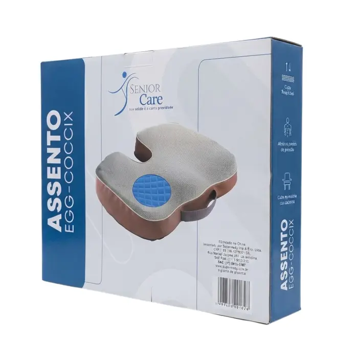 Assento Ortopédico Egg-Coccix Senior Care Supermedy