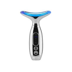 Massageador Portátil Face Sculp AE09 Prata Alux