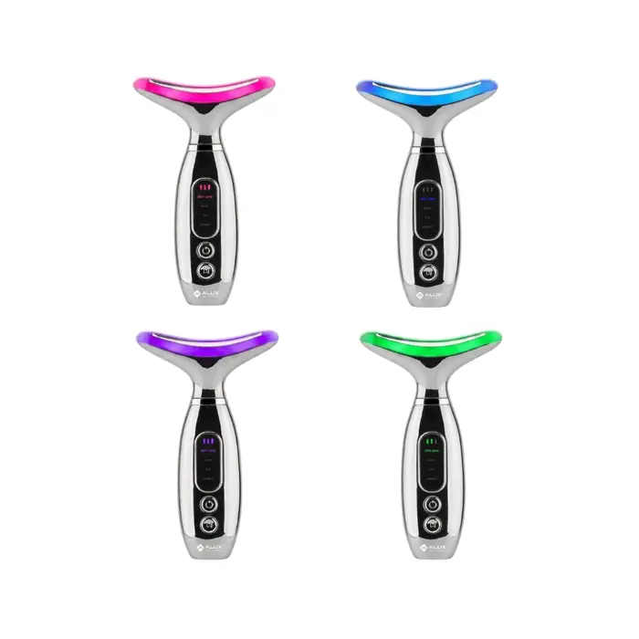 Massageador Portátil Face Sculp AE09 Prata Alux