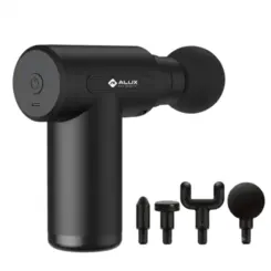 Mini Massageador Sem Fio 4 Ponteiras + Case Alux