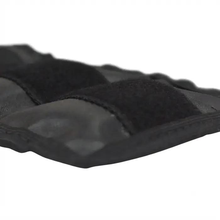 Caneleira Tornozeleira Emborrachada Preto 1kg Alux