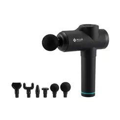 Pistola Massageadora Sem Fio AE05 6 Ponteiras + Case Alux