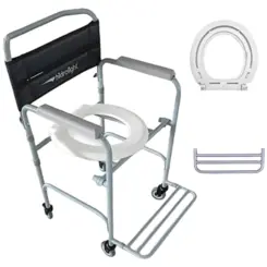 Cadeira de Banho Idoso Desmontável Até 100kg SC103 Hidrolight