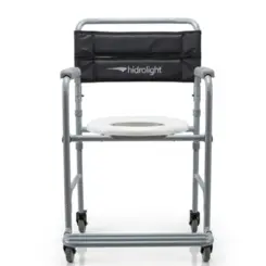 Cadeira de Banho Idoso Desmontável Até 100kg SC103 Hidrolight